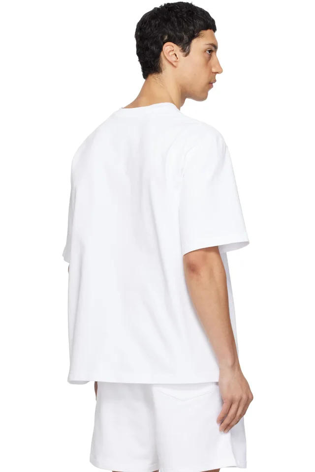 Casablanca White Collage D'Icônes Graphique T-shirt, photo 3 of 3 from SSENSE