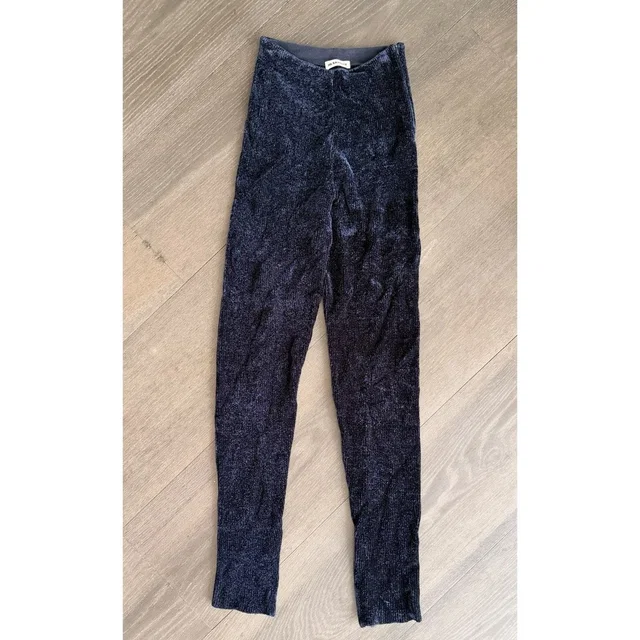 Jil Sander Navy Blue Chenille Pants in blue from Poshmark