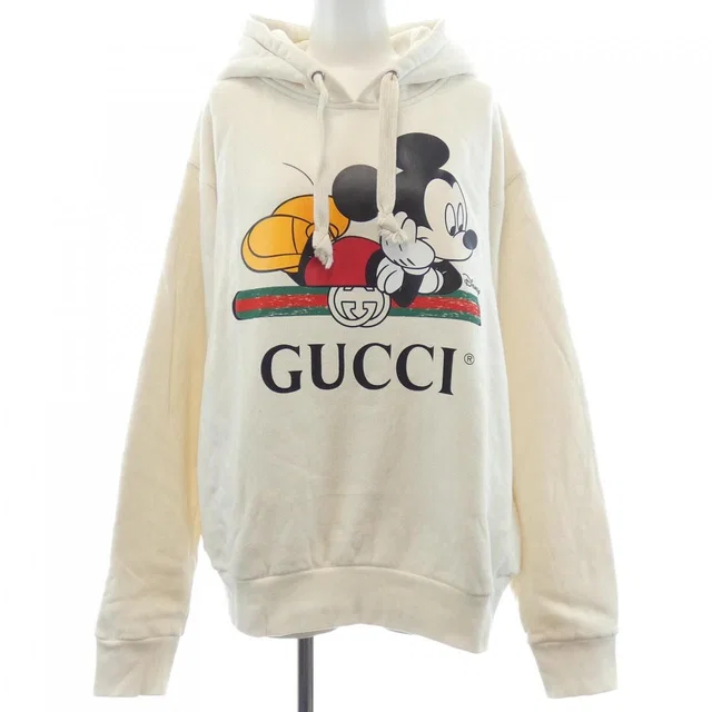 Gucci Hoodie Beige in Beige from The Reluxe