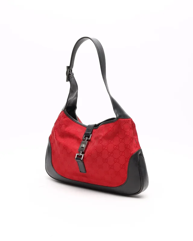 Gucci GG Jackie Shoulder Bag in Canvas from A Retro Tale, photo 2 of 13