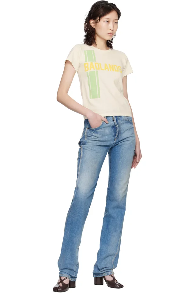 Maison Margiela Off-White 'Badlands' T-shirt, photo 4 of 4 from SSENSE