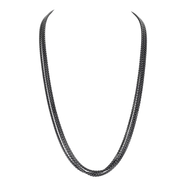 David Yurman chain necklace, 6 ft. long in Rhodium from Gray And Sons