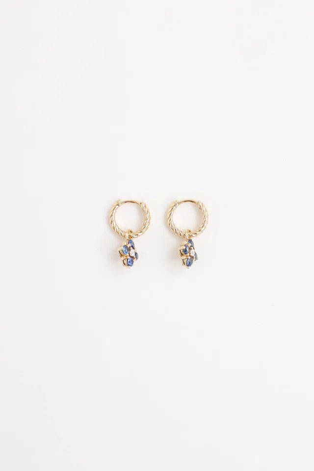 David Yurman 18K Yellow Gold Petite Modern Renaissance Colour Drop Earrings in Yellow from VSP Consignment