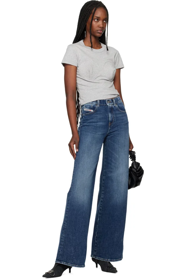 Diesel Blue 1978 D-Akemi Flare Jeans, photo 4 of 4 from SSENSE