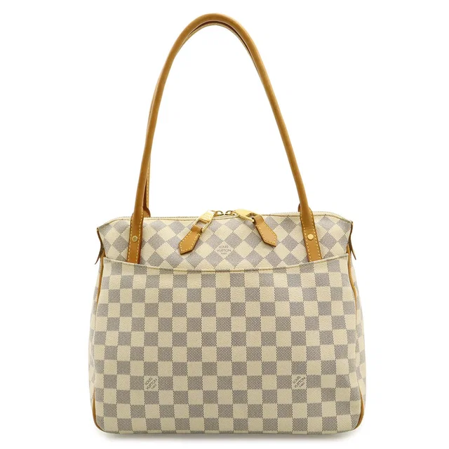Louis Vuitton Damier Azur Figheri PM Shoulder Bag in Coated canvas from The Reluxe