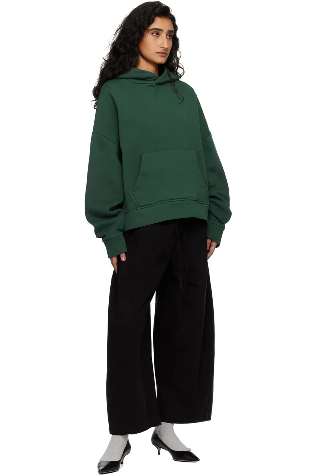 Entire Studios Green Heavy Hoodie, photo 4 of 4 from SSENSE