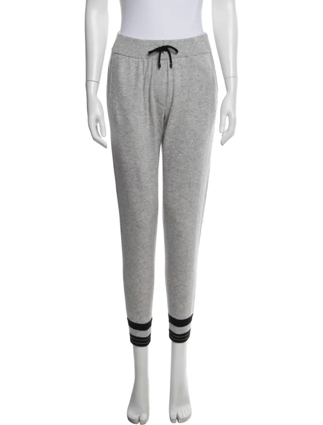 Brunello Cucinelli Cashmere Straight Leg Pants in gray Cashmere from The RealReal