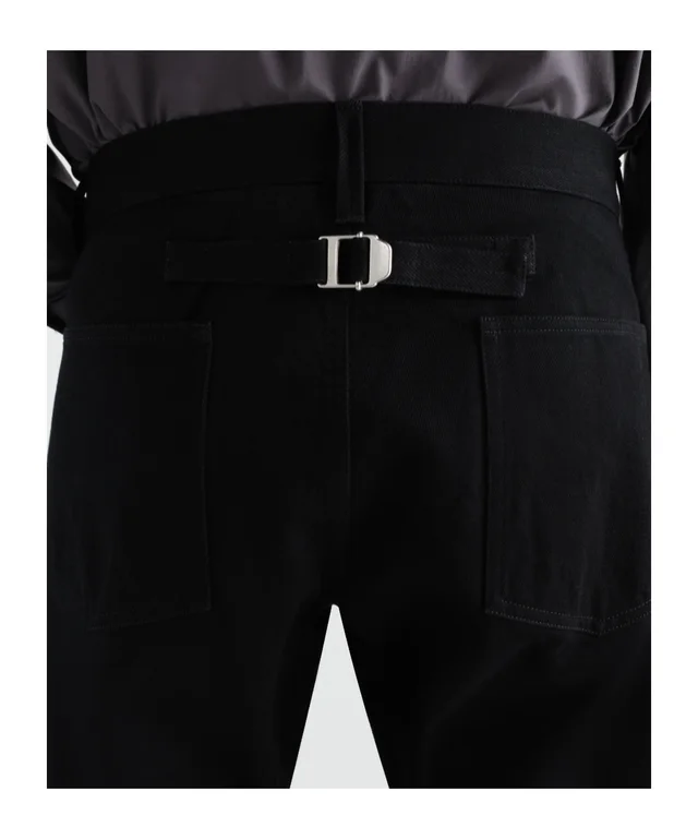 Lemaire Black selvedge denim five-pocket straight-leg trousers, photo 7 of 7 from SENSER