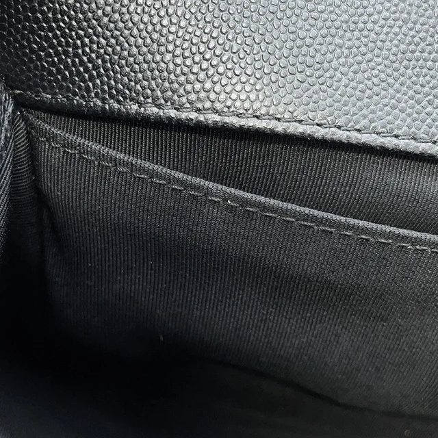Boy Chanel BlackA67086 Caviar Leather Size 25 in Caviar leather from GALLERY RARE, photo 7 of 14