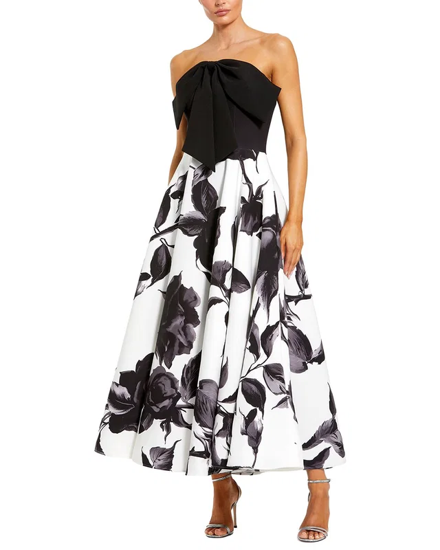 Mac Duggal Printed Midi Dress, image 1 of 1 from Rue La La