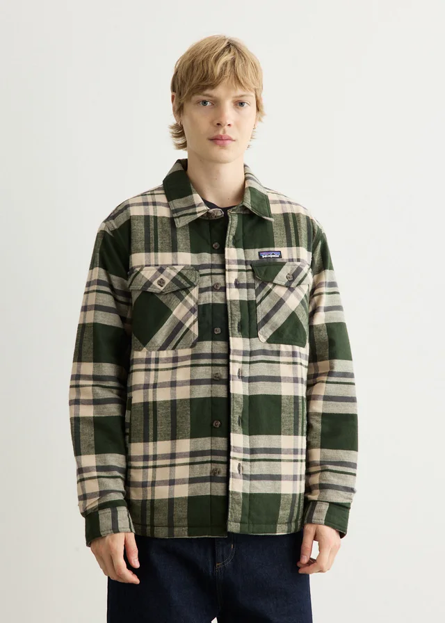Patagonia Lightweight Insulated Fjord Flannel Shirt in Green from Incu, photo 1 of 1