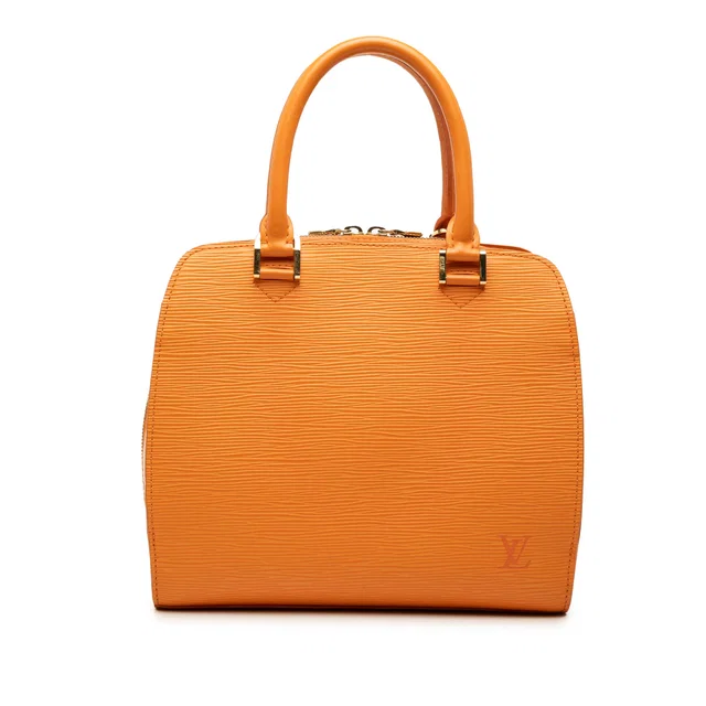 Orange Louis Vuitton Epi Pont Neuf Handbag in Orange Leather from Designer Revival