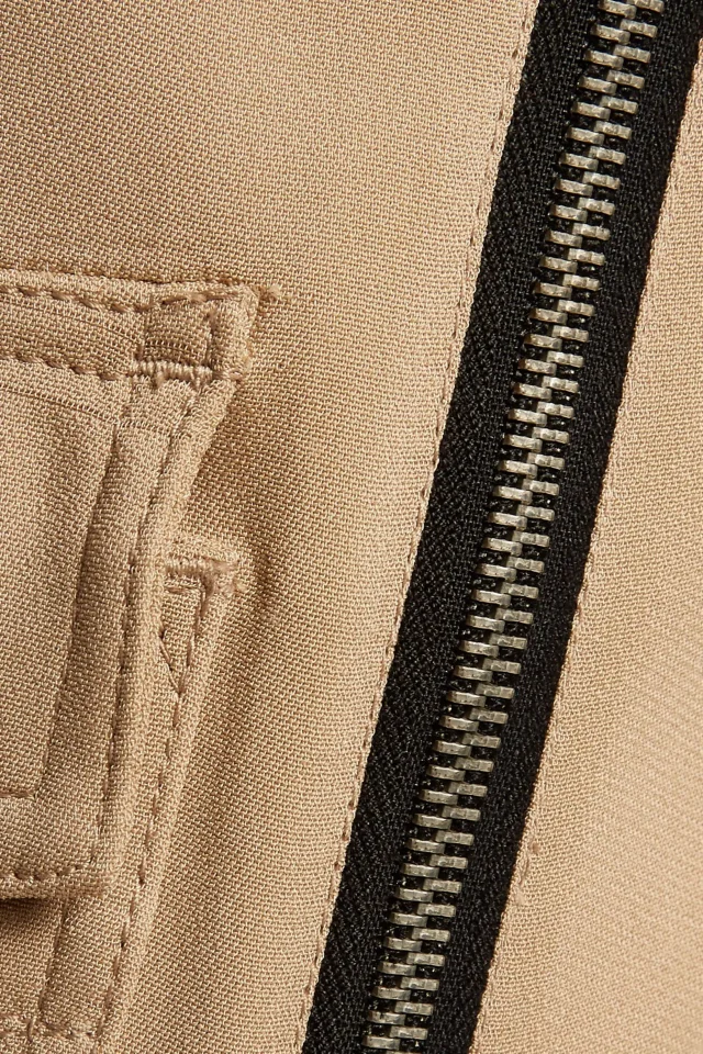 Belstaff Zip-Detailed Crepe Tapered Pants, photo 4 of 4 from THE OUTNET