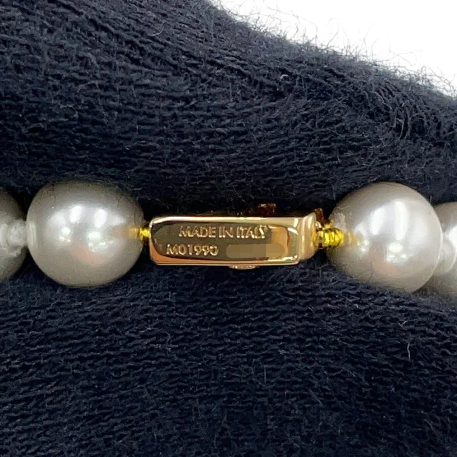 Silver・My LV PearlM01990 Gold Plated Faux Pearl in Gold from GALLERY RARE, photo 11 of 12