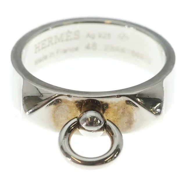 Hermès Collier de Champagne Silver Ring in Silver from The Reluxe