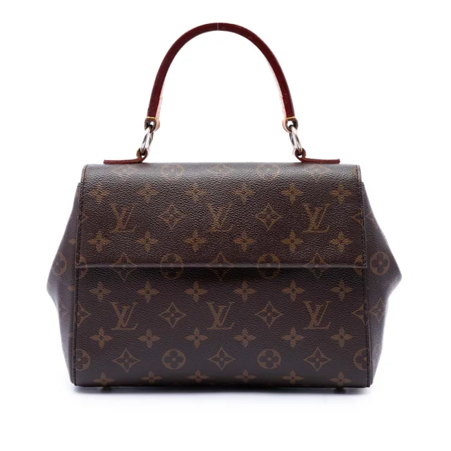 Brown Louis Vuitton Monogram Cluny BB Satchel in Brown Coated canvas from Designer Revival, photo 1 of 1