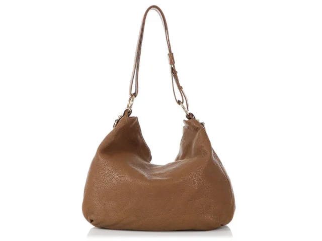 Gucci Medium Brown Leather G Wave Shoulder Bag in Brown Leather from Ann's Fabulous Finds, photo 4 of 9