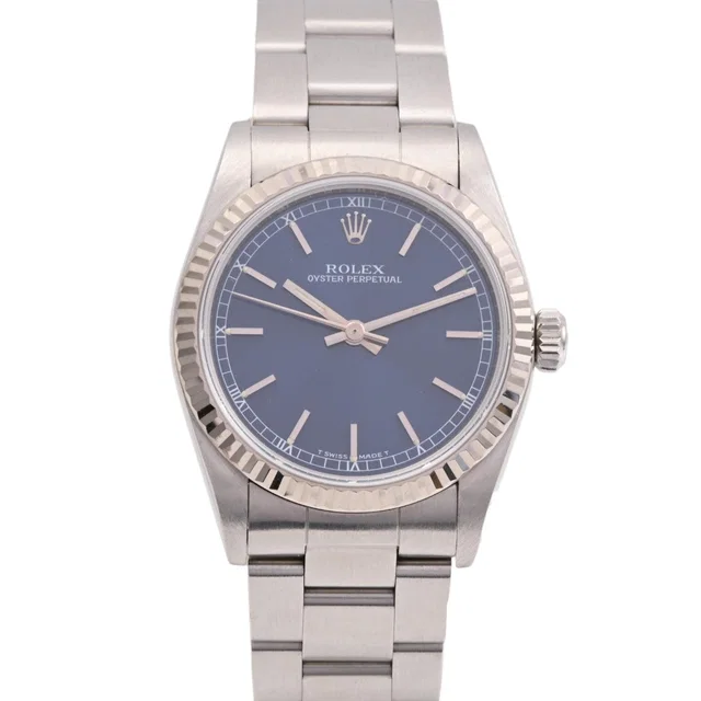 Rolex Circa 1996 Oyster Perpetual 31mm 67514 Automatic Blue in Blue from VINTAGE QOO TOKYO