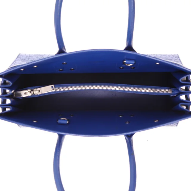 Saint Laurent handbag Small day bag in electric blue leather in Blue Leather from Collector Square, photo 5 of 5