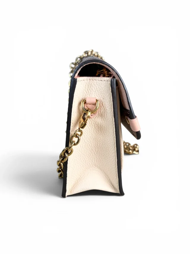 Louis Vuitton Damier Ebene Vavin Chain Wallet in Brown Canvas from Season 2 Consign, photo 2 of 10