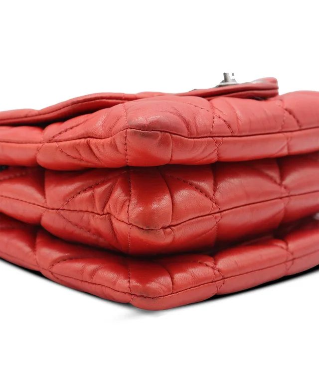 Chanel Quilted Lambskin Flap Red in Red Lambskin from Luxury Promise, photo 7 of 11