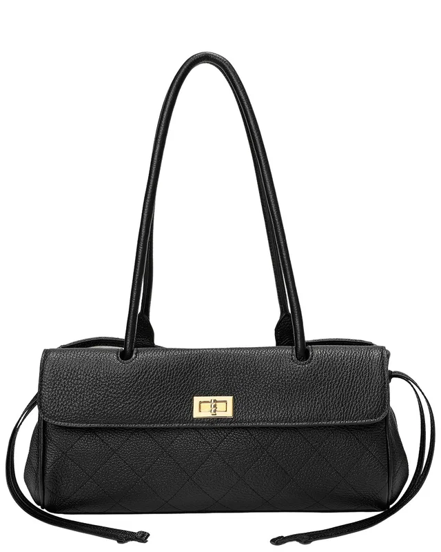 Tiffany & Fred Paris Quilted Sheepskin Leather Shoulder Bag, image 1 of 1 from Rue La La
