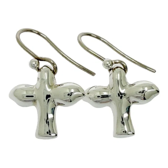 Tiffany & Co. Bird Cross Earrings in Silver from The Reluxe