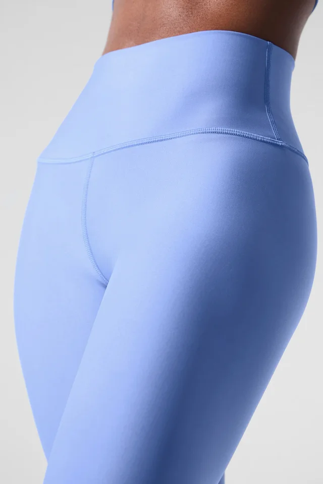 Alo Yoga 7/8 High-Waist Airlift Legging - Crystal Clear Blue in Crystal Clear Blue, photo 3 of 4 from Alo Yoga