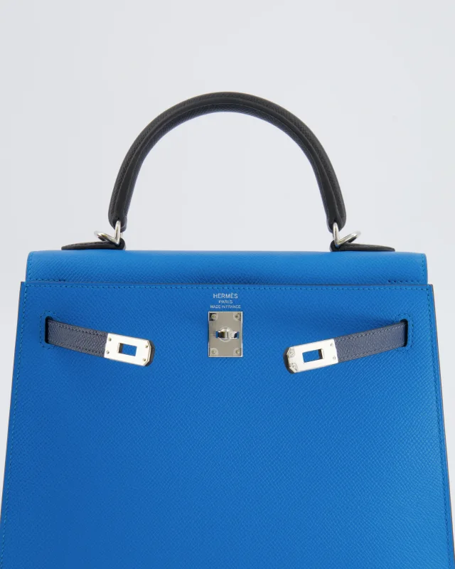 Hermès Kelly II Tricolour 25 Sellier Bag in Black Epsom leather from Sellier, photo 12 of 21