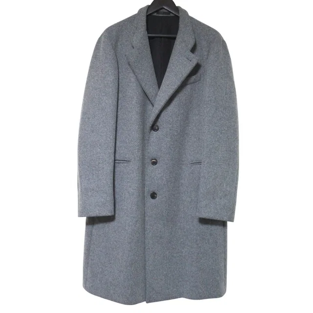 Giorgio Armani Collezioni Wool Chester Coat in Wool from LuxUness