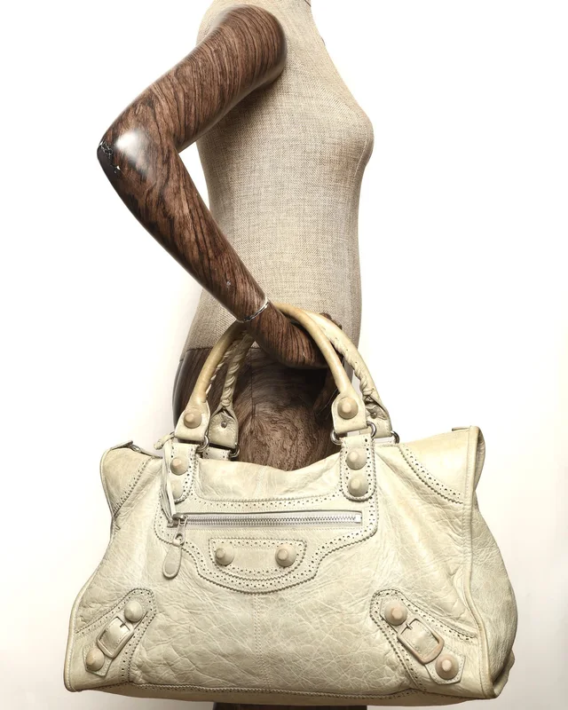 Balenciaga Giant Weekender Brogues Bag in Denim from A Retro Tale, photo 12 of 12