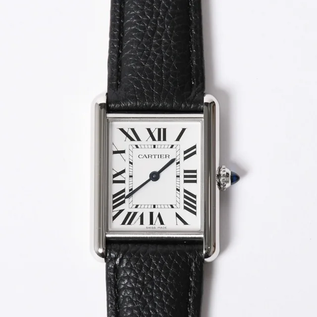 Cartier Tank Must LM Watch Stainless Steel Quartz in Leather from The Reluxe
