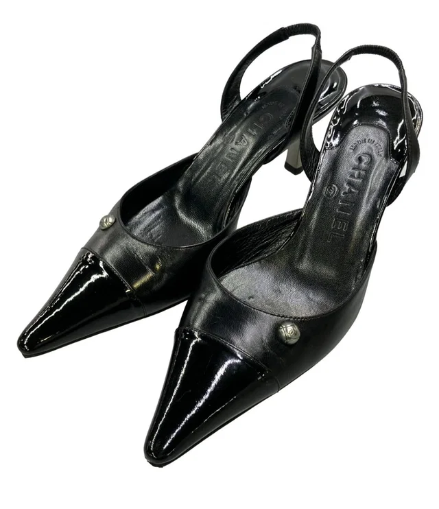 Chanel Pointed Toe Pumps Heels from The Reluxe
