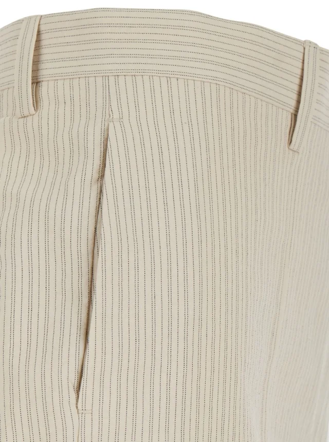 DRIES VAN NOTEN Beige 'Pilar' Pants with Side Pockets for Men in Beige, photo 5 of 6 from Gaudenzi Boutique