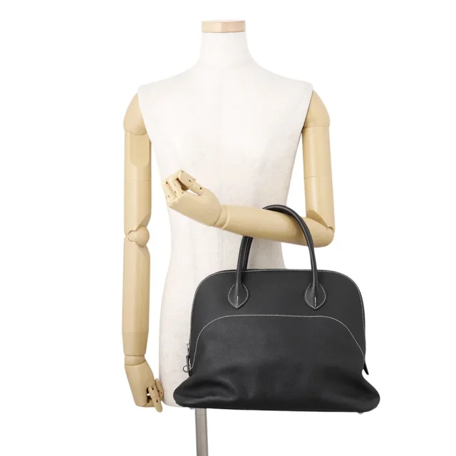 Hermès Bolide Relax Black Epsom souple Size 35 in Black Epsom leather from GALLERY RARE, photo 6 of 19