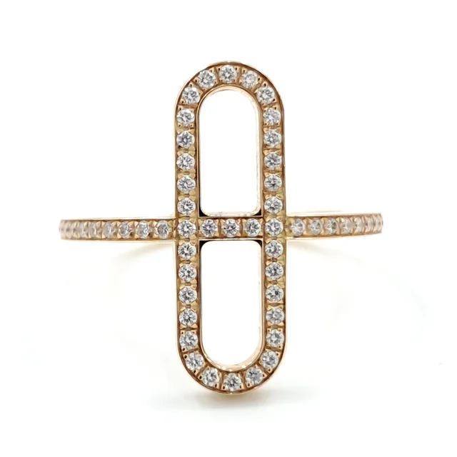 Hermès Diamond Eternal chandelier ring from GUGUS