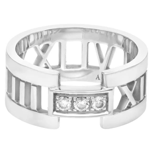 Tiffany & Co. Atlas ring in White White Gold from Gray And Sons