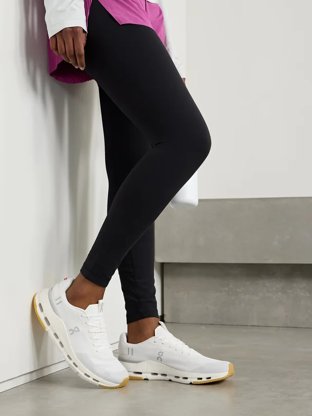 ON Cloudnova Form 2 felt and rubber-trimmed mesh sneakers in White, photo 2 of 2 from NET-A-PORTER (Canada)