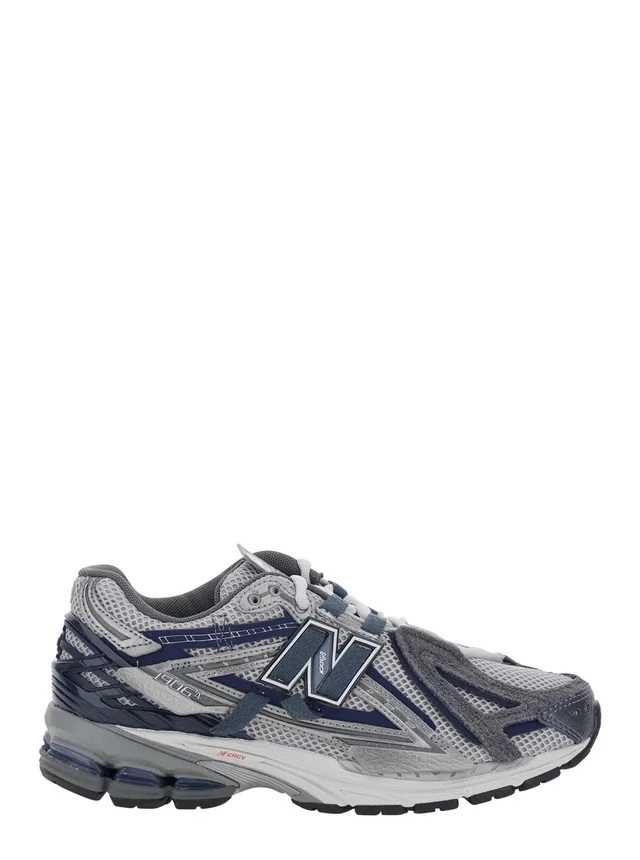 NEW BALANCE '1906A' blue Sneakers with Mesh Details and Rubber Sole in Synthetic Fabric Unisex in Blue 100% Synthetic/Mesh, photo 2 of 8 from Gaudenzi Boutique