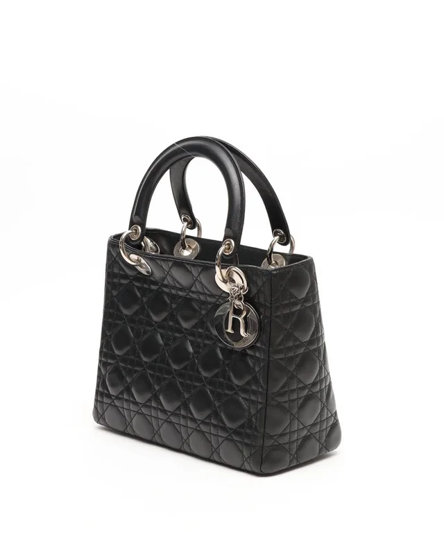 Medium Lady Dior Bag in Leather from A Retro Tale, photo 2 of 10