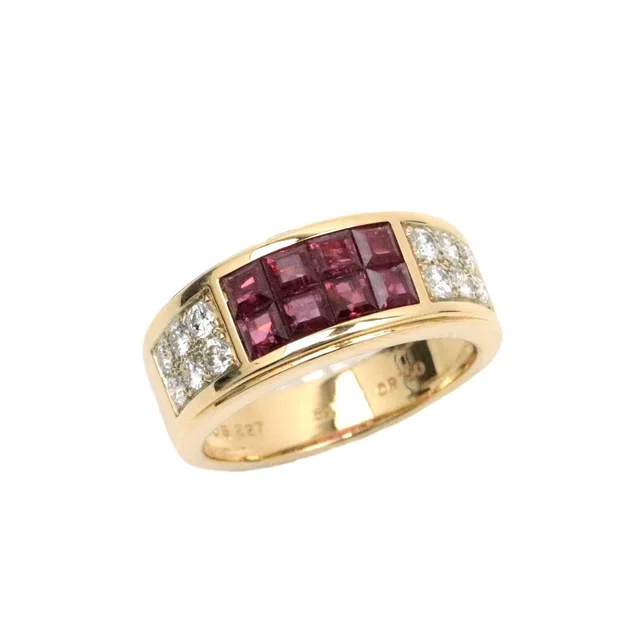 Cartier Diabolo Au750 Ruby Diamond Ring Size 12.5 from LuxUness