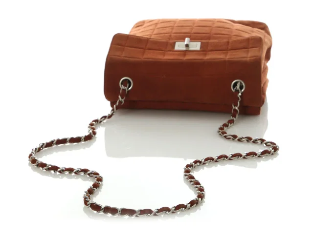 Chanel Vintage Brown Suede Double-Sided Bag in Brown Suede from Ann's Fabulous Finds, photo 7 of 9