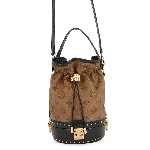 Louis Vuitton Petite Noé Trunk NoirM43511 Monogram Reverse Canvas in Canvas from GALLERY RARE