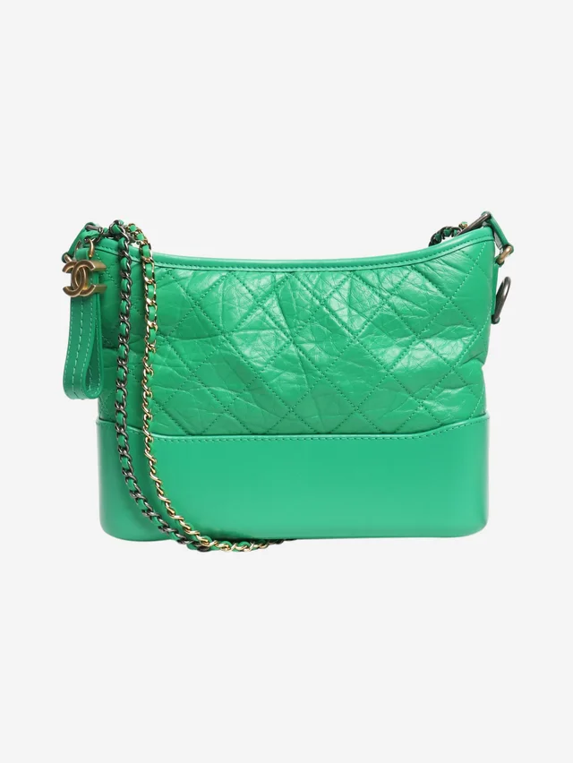 Chanel Green 2019 Gabrielle leather bag in Green Leather from Sign of the Times