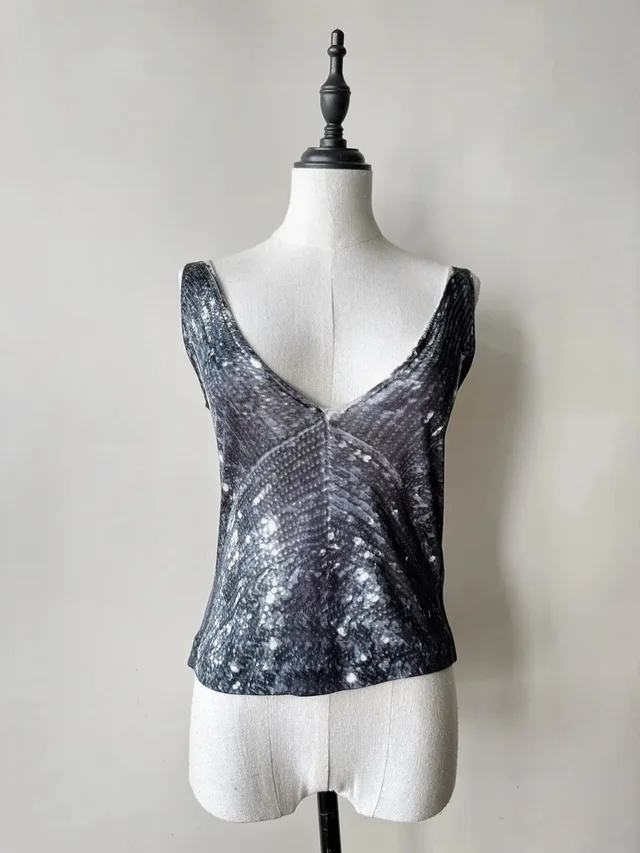 Maison Margiela Vintage Ss96 "Sequins" Trompe-L'oeil Top in multicolor from Grailed
