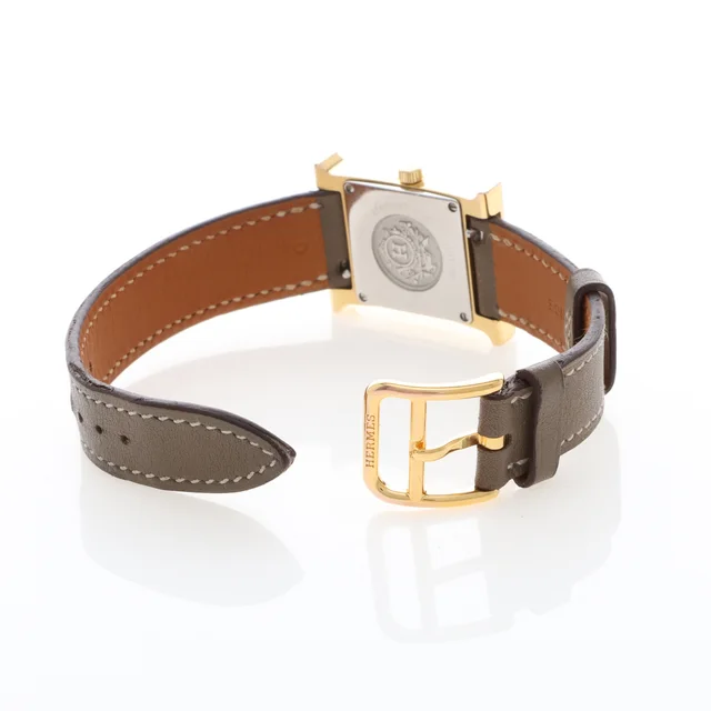 Hermès H Hour gold-plated watch (HH1.201) from GUGUS, photo 6 of 7