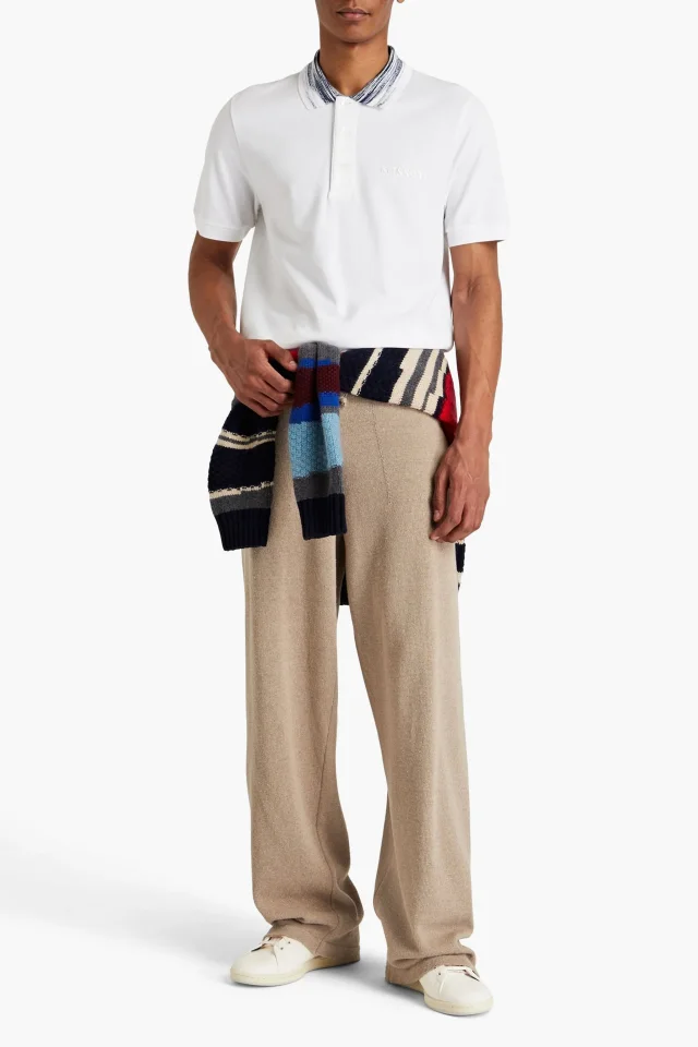 Missoni Cotton-Piqué Polo Shirt, photo 2 of 4 from THE OUTNET