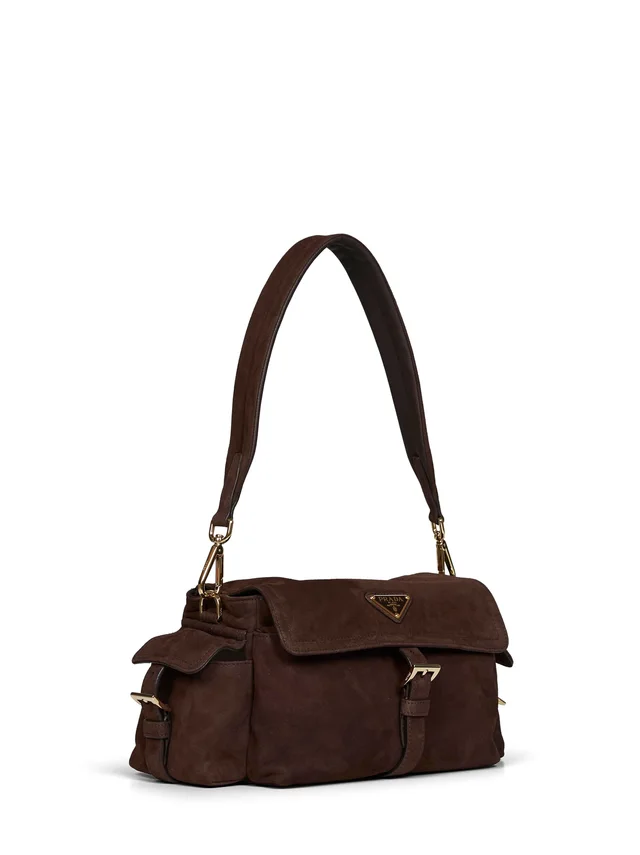 Prada Shoulder Bag — Brown Lambskin in Brown Lambskin from HEWI, photo 2 of 2