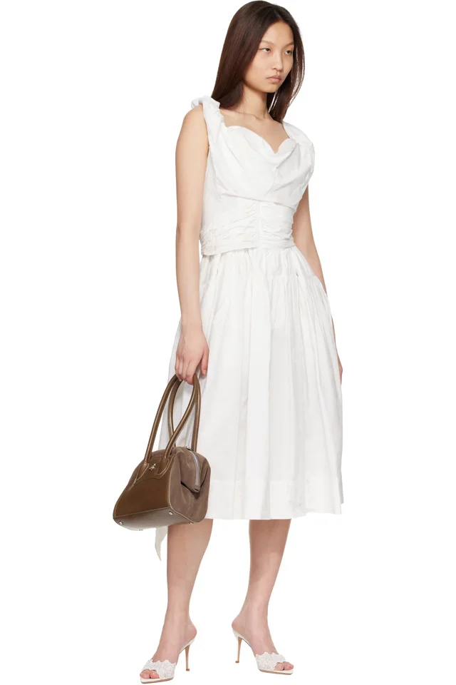 Vivienne Westwood Brown Shirley Small Holdall Bag, photo 4 of 4 from SSENSE