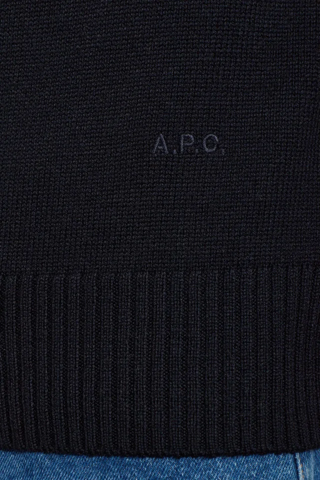 A.P.C. Amelle Striped Knitted Sweater, photo 2 of 5 from SENSER